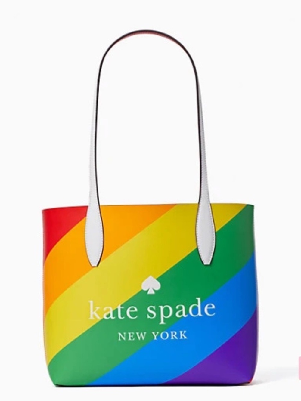 Kate Spade Rainbow Pride Small Tote - Picture 2 of 4